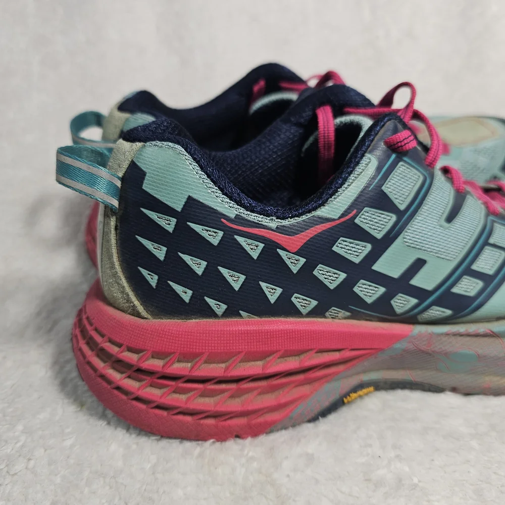 Hoka One One Speedgoat 2 Trail Running Shoes Sneakers Blue - Women’s Size 8.5